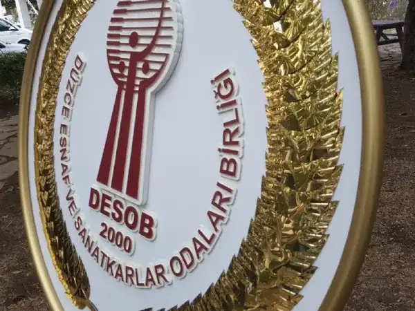 Düzce Esnaf Odalar Birliği Metal Çelenk