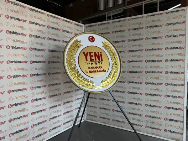 Yeni Parti Protokol Metal Çelengi – Resmî Tören Modeli