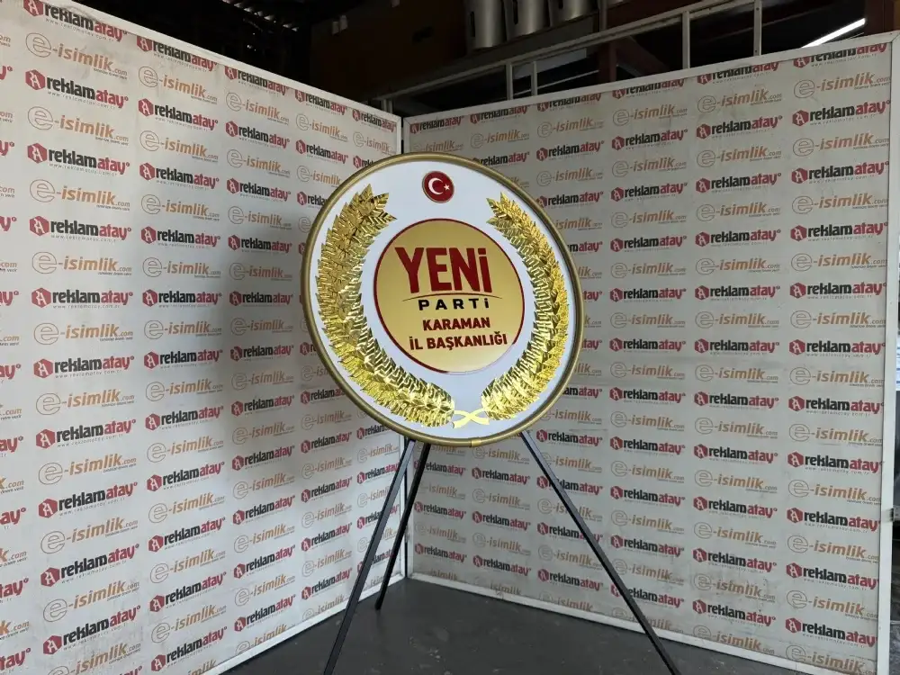 Yeni Parti Protokol Metal Çelengi – Resmî Tören Modeli