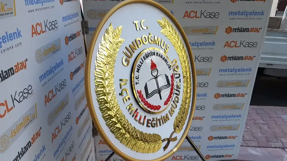 Gündoğmuş İlçe Millî Eğitim – Metal Çelenk