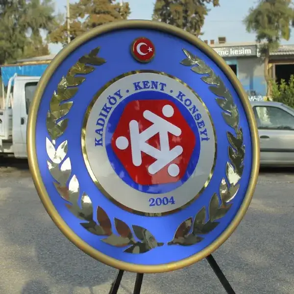 Kadıköy Kent Konseyi Metal Çelenk