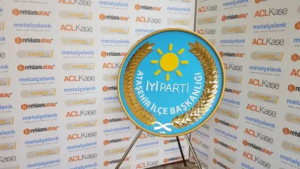 İYİ Parti Metal Çelenk – Ataşehir İlçe Başkanlığı