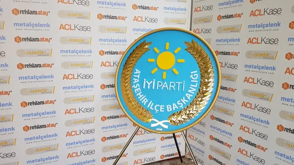 İYİ Parti Metal Çelenk – Ataşehir İlçe Başkanlığı