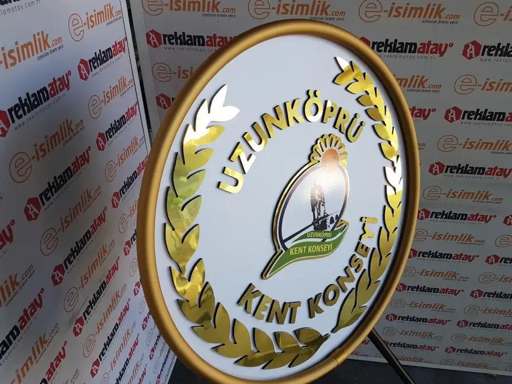 Uzunköprü Kent Konseyi Metal Çelenk