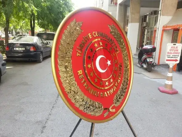 Reyhanlı Kaymakamlığı Metal Çelenk — Fotoğraf 5