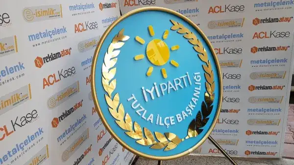 İYİ Parti Metal Çelenk Tuzla