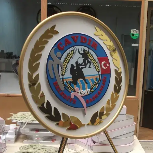 Çavdır Belediyesi Metal Çelenk