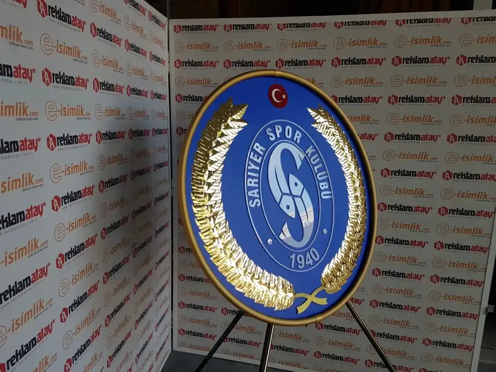 Sarıyer Spor Kulübü Metal Çelenk