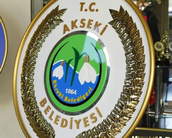 Akseki Belediyesi Metal Çelenk — Fotoğraf 4