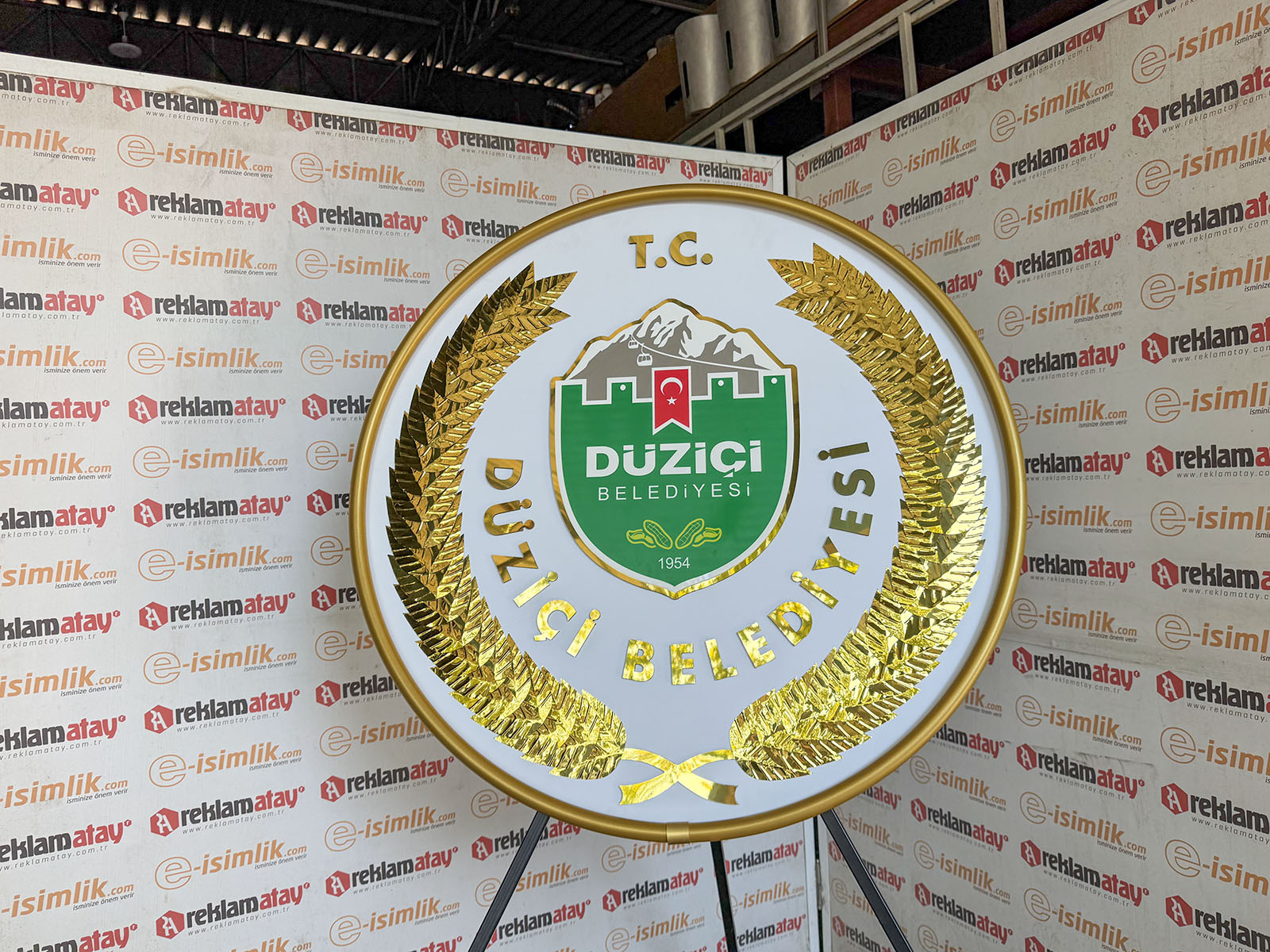 Düziçi Belediyesi Metal Çelenk