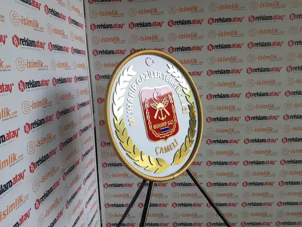 Çameli Muharip Gaziler Temsilciliği Metal Çelenk