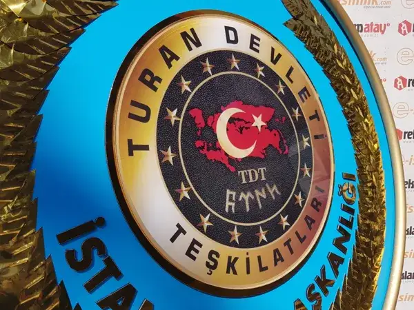 Turan Devleti Teşkilatları Metal Çelenk