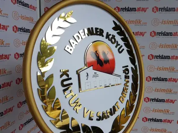 Bademler Köyü Kültür ve Sanat Derneği Metal Çelenk — Fotoğraf 4