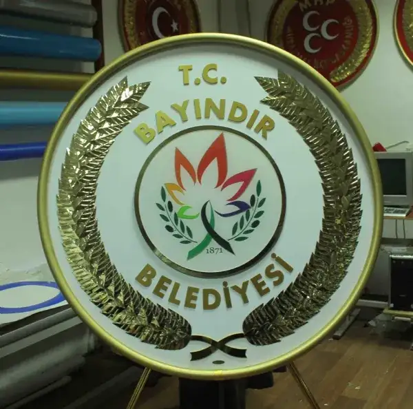 Bayındır Belediyesi Metal Çelenk