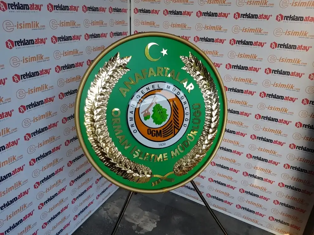 Anafartalar Orman Bölge Müdürlüğü Metal Çelenk