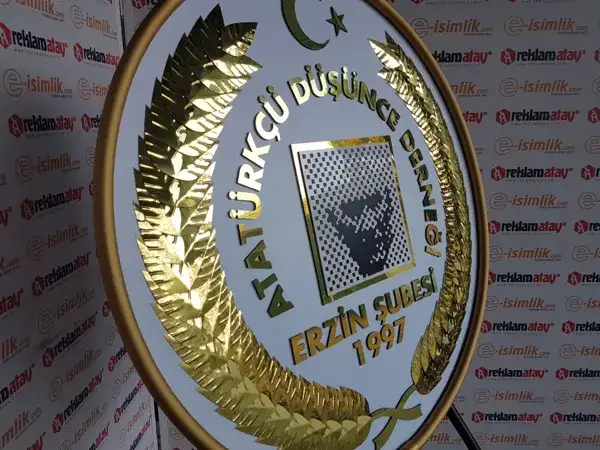 Atatürkçü Düşünce Derneği Erzin Şubesi Metal Çelenk — Fotoğraf 2