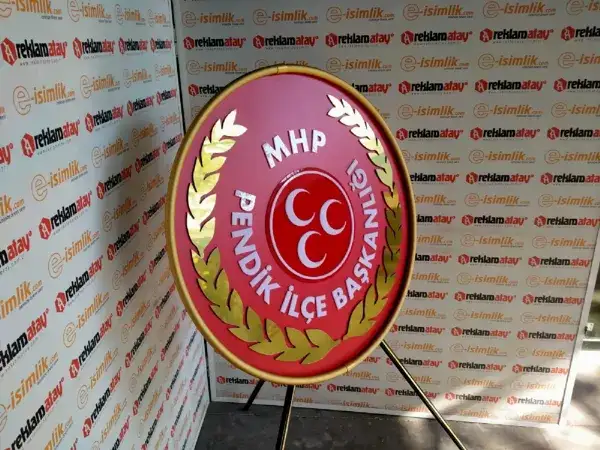 MHP Metal Çelenk Pendik İlçe Başkanlığı