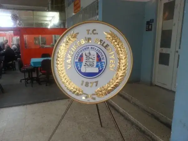 Vakfıkebir Belediyesi Metal Çelenk