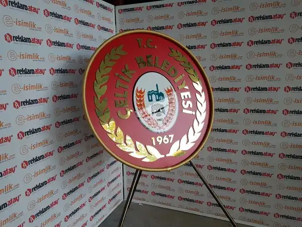 Çeltik Belediyesi Metal Çelenk — Fotoğraf 4