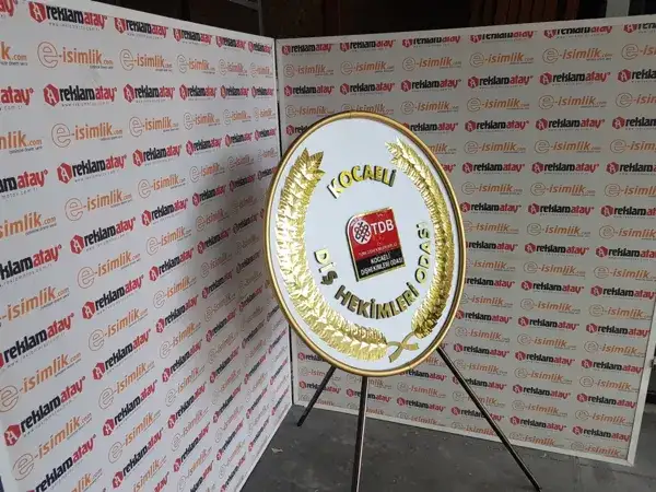 Kocaeli Diş Hekimleri Odası Metal Çelenk