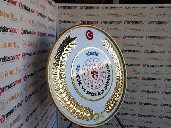 Sincik Gençlik ve Spor İlçe Müdürlüğü Metal Çelenk