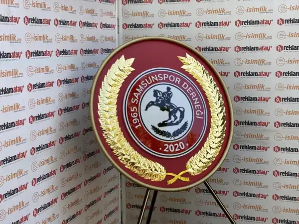 Samsun Spor Derneği Metal Çelenk
