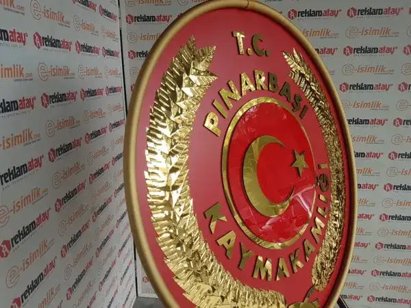 Pınarbaşı Kaymakamlığı Metal Çelenk